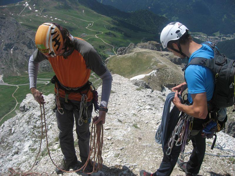 tako pa se vzorno zlaga štrike Dolomiti2013-16