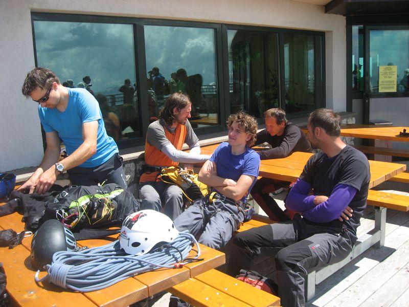 druženje po uspešnih vzponih Dolomiti2013-17