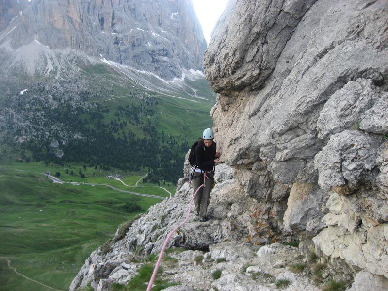 Redarka odločno proti vrhu Dolomiti2013-6