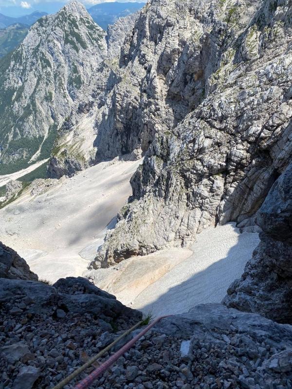 Grintovčev steber in severni raz Male Mojstrovke