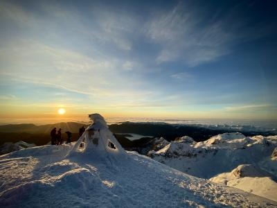 Zimski Triglav za sončni vzhod (8. 12. 2019)