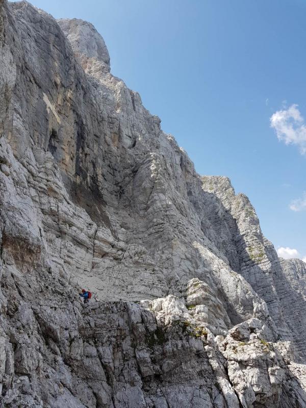 SLOVENSKA SMER - SEVERNA STENA TRIGLAVA  III/II-III, 750 m